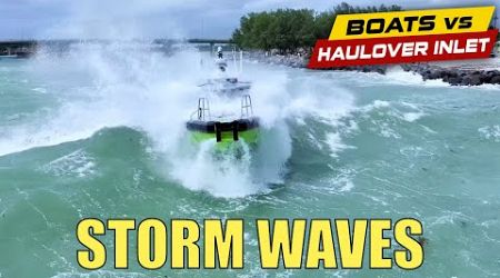 Storms Bring Massive Waves | Boats vs Haulover Inlet