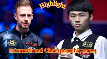 Judd Trump vs Xu Si Highlight International Championship 2024 snooker