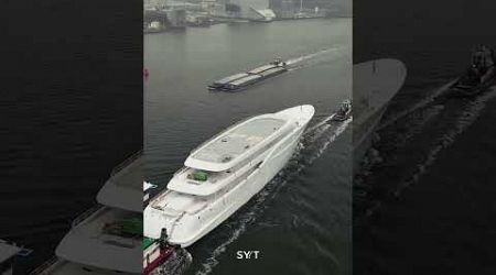 What&#39;s Hiding in Amsterdam&#39;s river IJ? Feadship Project 1014 Spotted!