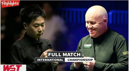 Lu Haotian vs John Higgins Full Match Highlights - International Championship 2024