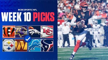 NFL Predictions and Best Bets For EVERY Week 10 Game [Bengals at Ravens &amp; MORE]