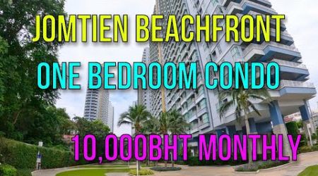 JOMTIEN BEACHFRONT ONE BEDROOM PATTAYA CONDO HIGH SEASON FULL REVIEW Lumpini Park 10,000BHT MONTHLY