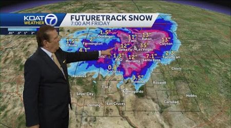 Major winter storm in New Mexico set to create difficult travel