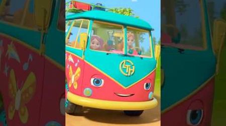 Wheels on the Bus #trending #viral #popular #cartoon #bussong #shorts #youtubekids #ytshorts