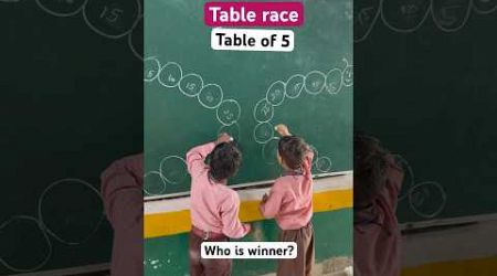 Table race