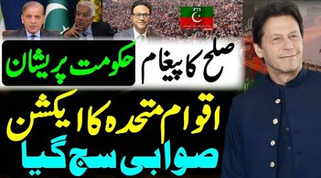 United Nations in action: The Government is worried || PTI Swabi Jalsa video viral