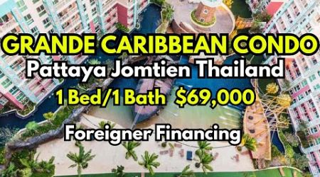 Pattaya Jomtien Thailand Grande Caribbean Condo 37Sqm 1bd/1ba Financing