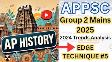 APPSC Group 2 Mains 2025 | AP History Trends Analysis #appsc #group2 #aphistory #appscgroup2 #mains