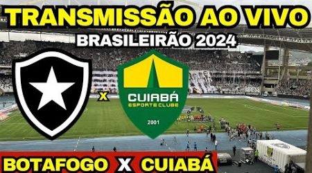 BOTAFOGO X CUIABÁ - TRANSMISSÃO AO VIVO DIRETO DO NILTON SANTOS / 33ª RODADA BRASILEIRÃO 2024