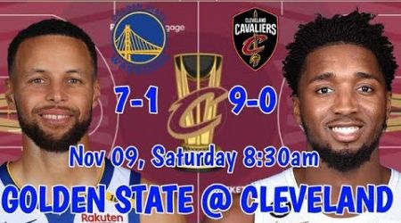 GOLDEN STATE vs CLEVELAND I LIVE SCORE BOARD &amp; PLAY-BY-PLAY PLUS PLAYERS STATISTICS