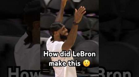 UNREAL 3-Quarter Shot from LeBron James! 