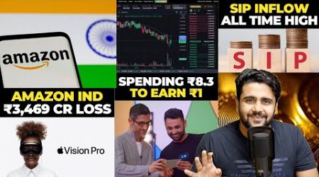 Business News: Amazon, Apple, Google, Tata Motors, SIP, Swiggy, Mukesh Ambani, Stock Market