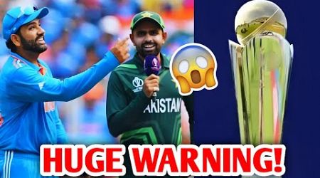 HUGE WARNING! Pakistan to Withdraw from Champions Trophy?! 