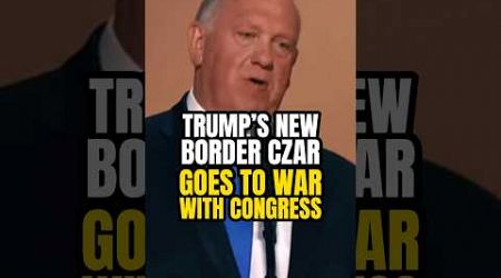 Trump’s New Border Czar GOES TO WAR With Congress