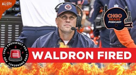 EMERGENCY POD! Shane Waldron OUT as Chicago Bears Offensive Coordinator | CHGO Bears Podcast