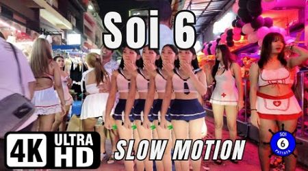 Soi 6 | Pattaya | Slow Motion | 20-10-2024 | 4K Ultra HD 60FPS