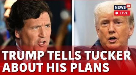 Tucker Carlson Interviews Donald Trump LIVE | Trump Joins Carlson On Arizona Stage | Trump | N18G