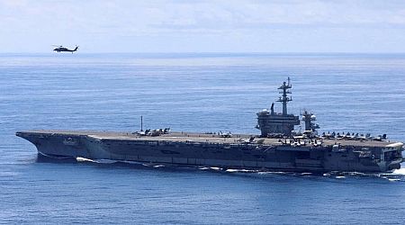 US aircraft carrier joins military drills with South Korea and Japan