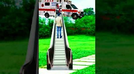 ambulance pankha flying gazab vfx effect magic funny jadu trending travel #shortvideo #ambulance