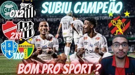 BOM PRO SPORT : SANTOS SUBIU COM O TÍTULO DA SÉRIE B | PAYSANDU ESCAPOU DO REBAIXAMENTO