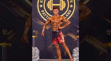 PCA Pattaya Elite Classic Oct 27th 2024Juniors Men’s Physique Class Champion - Parinya Thawikhun