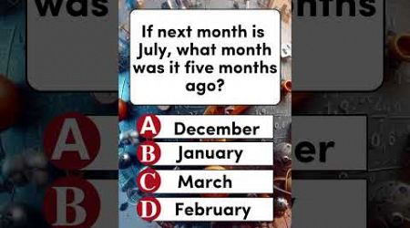 Time Travel Challenge: Can You Guess the Right Month? #shorts #mindgames #riddles