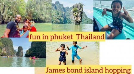 fun in Thailand | James bond island hopping | phuket #travel #trending #youtubevideo #beach #michu