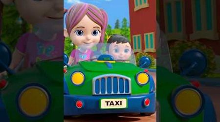 Wheels on the Taxi #trending #viral #popular #cartoon #bussong #shorts #youtubekids #ytshorts