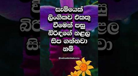 ඒකෙන් කියවෙන රහස දන්නවද 