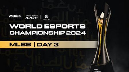 MLBB | MONGOLIA VS INDONESIA - PLAYOFF | IESF WORLD ESPORTS CHAMPIONSHIP 2024 | DAY 3