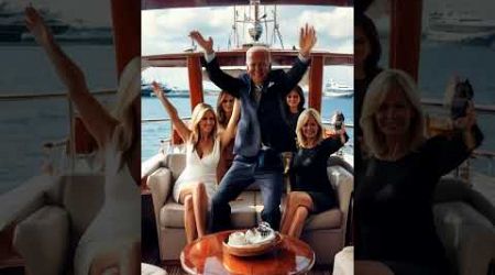 Biden On a Yacht In Monaco! #ai #aiart #trending