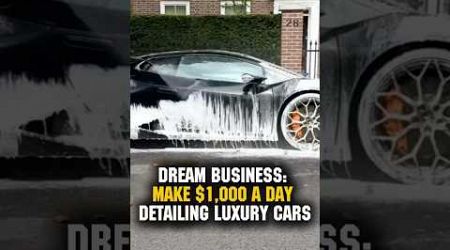 Dream Business: Make $1,000 a Day Detailing Luxury Cars