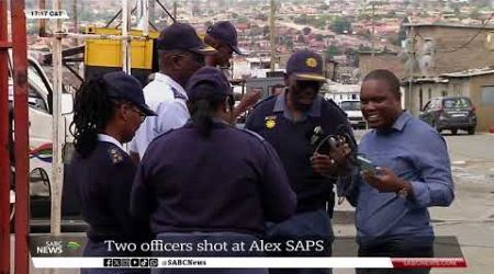 Alex Shooting I Two police officers receiving medical treatment - Calvin Dludla has more