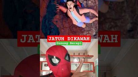 KETIKA JATUH DI KAWAH GUNUNG BERAPI #physics #science #education @zackdfilms #rockclimbing