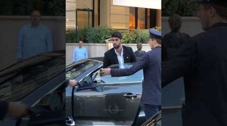 Elegant couple getting out their Bentley at Hotel Paris #billionaire #monaco #luxury #lifestyle #fyp