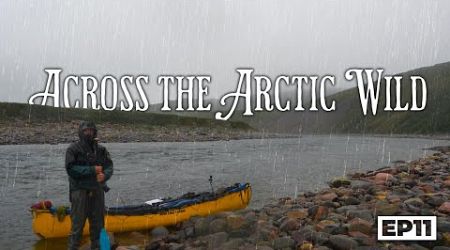 Across the ARCTIC Wild: 20-Days Through the Barren Grounds - E.11 - Traveling in the Rain &amp; Cold