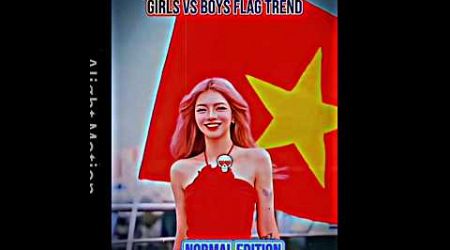 Girl vs Boys Flag trends #trollface #shorts #shortvideo