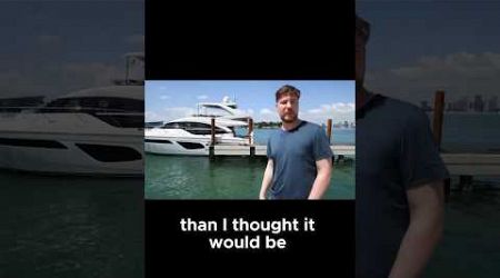 $1 Million Yacht: Mr Beast #mrbeast #shorts