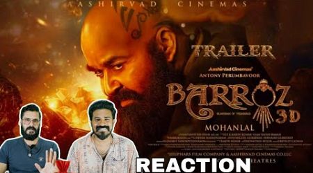 BARROZ Official Trailer 3D | Release Date Announcement Reaction | Mohanlal Fazil Entertainment Kizhi