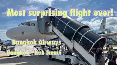 The most surprising airline? | Bangkok Airways | Bangkok - Koh Samui | Economy Class Flight Report