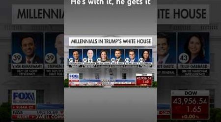 Trump turns to millennials for cabinet selections #shorts