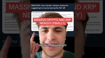 MASSIVE CRYPTO &amp; XRP NEWS!!! (FINALLY)