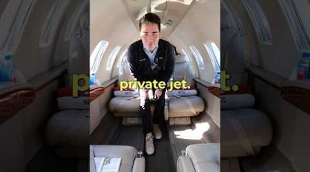 Tour a private jet with Kolin. What part was your favorite? #FlyAmalfi #PrivateJet #Travel