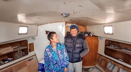 Abandoned Sailboat Restoration: Solo Mission to Finish the Last Bulkhead