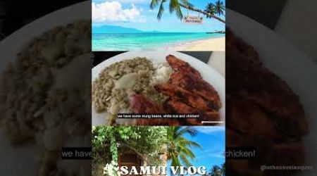 SAMUI VLOG: DAILY LIFE IN SAMUI PT. 5! full video, link in bio. #kohsamui #thailand #vlog