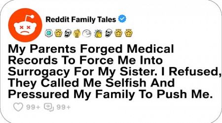 My Parents Forged Medical Records To Force Me Into Surrogacy For My Sister....- Reddit Family