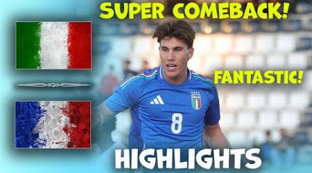 Italia v Francia under 21 | International Friendly | Highlights 15-11-2024