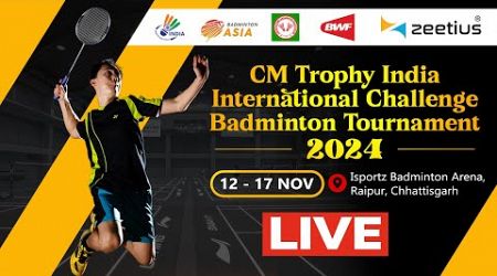 Day 4 - QF - Court 2 - CM TROPHY INDIA INTERNATIONAL CHALLENGE BADMINTON TOURNAMENT 2024