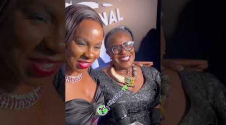 ARRIVAL OF VETERAN ACTRESS JOKE SILVA AT LAGOS INTERNATIONAL THEATRE FESTIVAL 2024