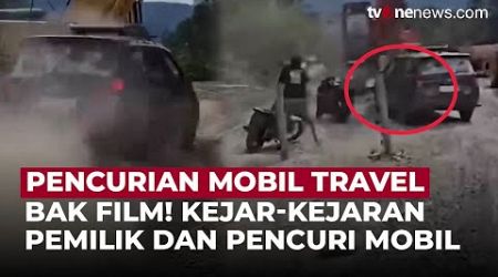 Pencuri Mobil Travel Menghindar dari Hadangan Warga bak Film &#39;Dominic Toretto&#39; | OneNews Update